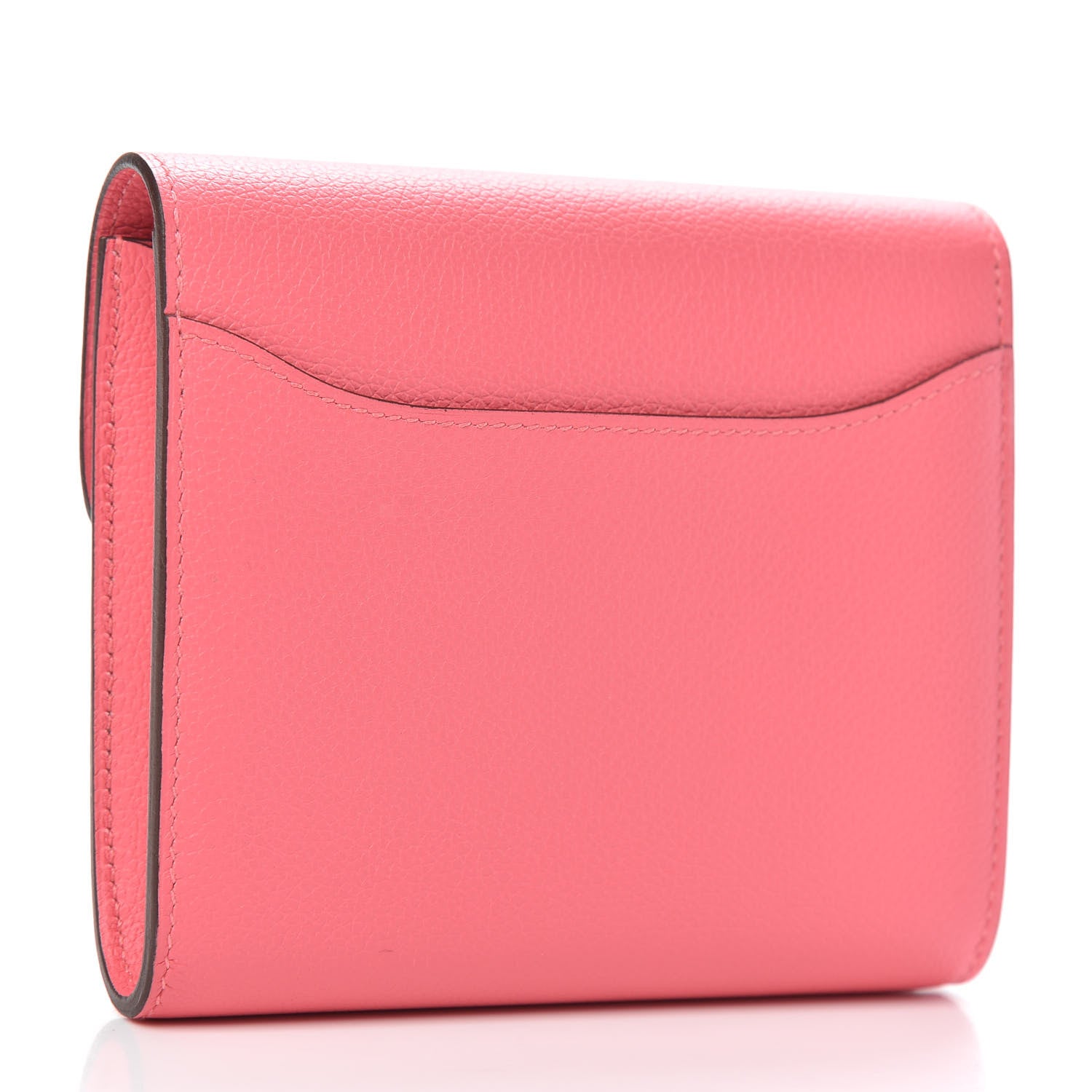 Hermes Evercolor Constance Short Wallet Rose Azalee 3 of 7