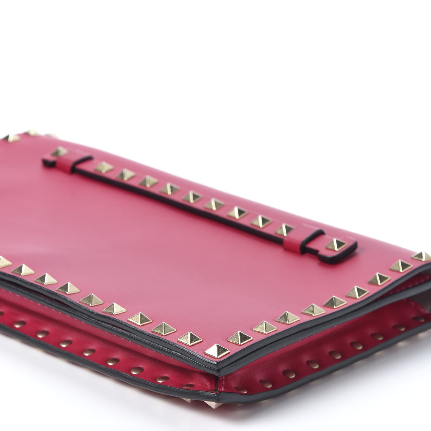 Valentino Garavani Nappa Rockstud Wristlet Clutch Cyclamin 6 of 8