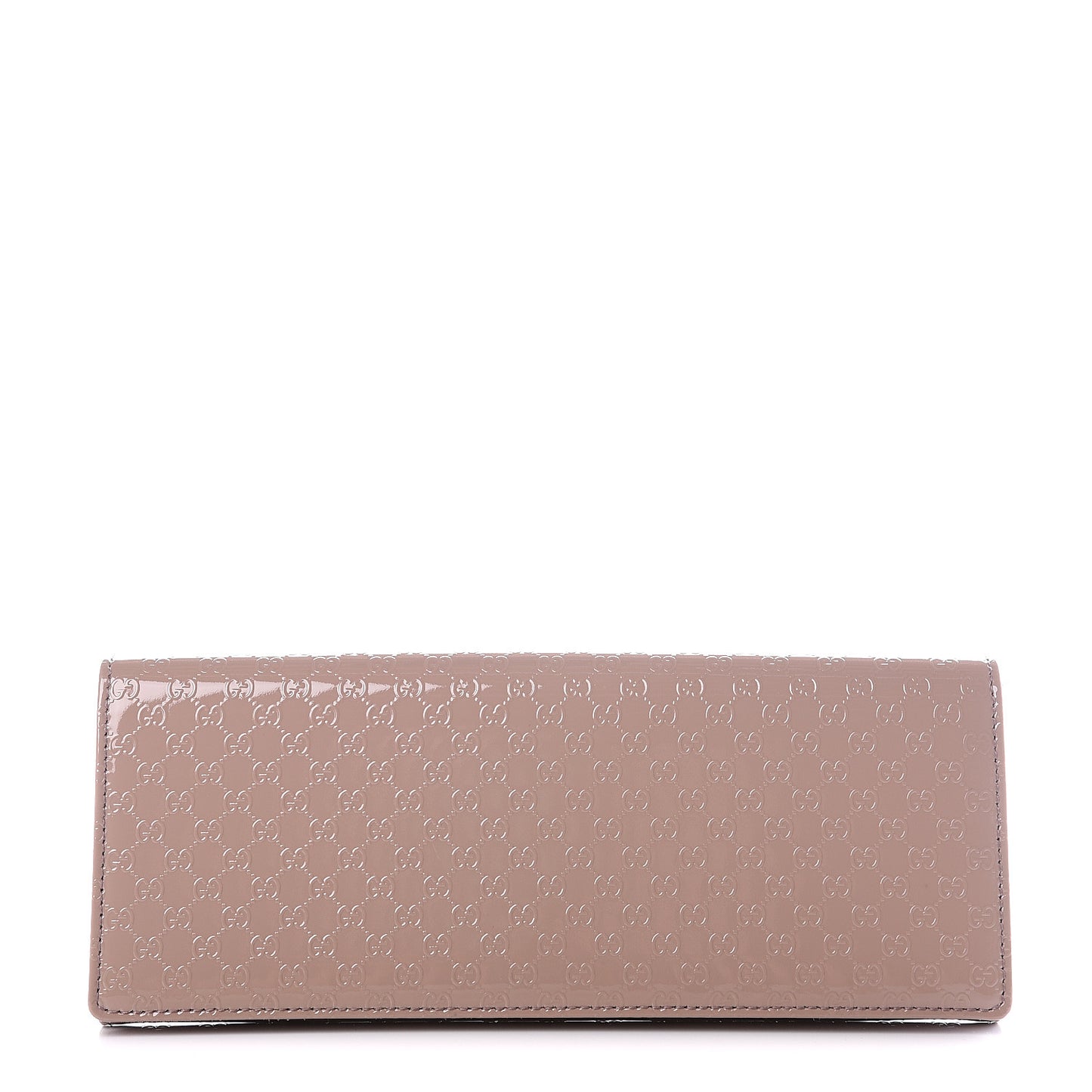 Patent Microguccissima Small Broadway Clutch Dark Cipria