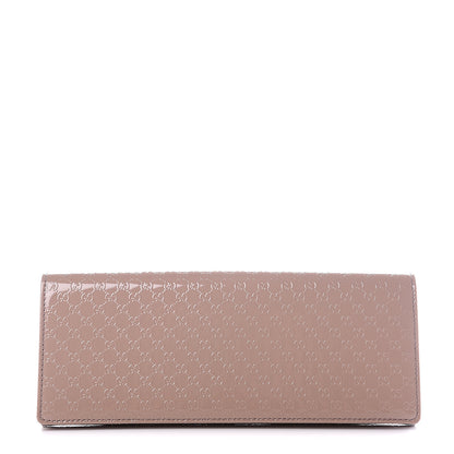 Gucci Patent Microguccissima Small Broadway Clutch Dark Cipria 1 of 11
