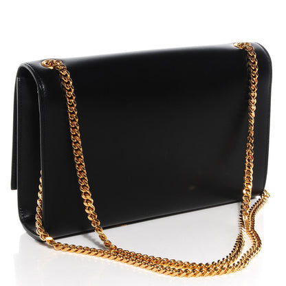 Saint Laurent Smooth Calfskin Medium Classic Monogram Kate Tassel Satchel Black 3 of 7