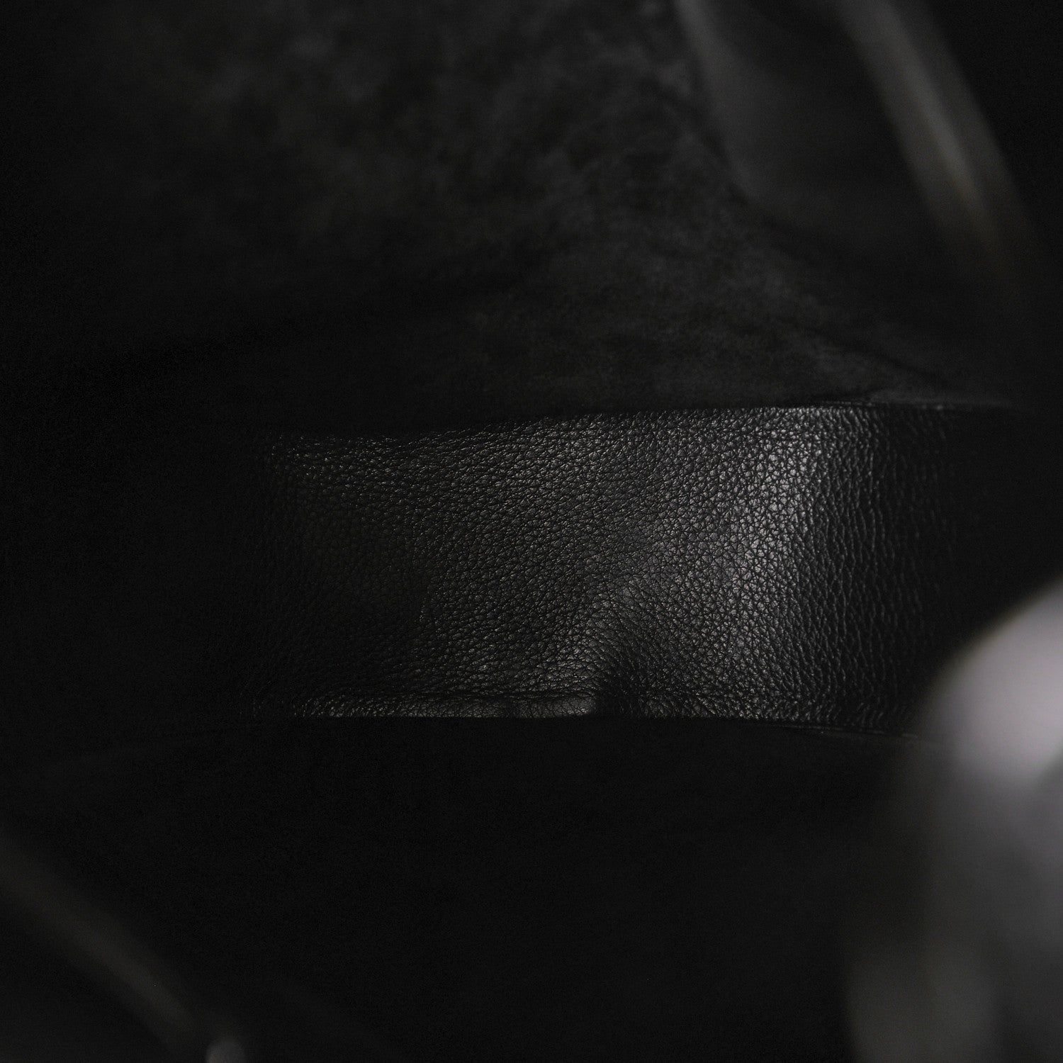 The Row Grained Calfskin Drawstring Bucket Bag Black 5 of 16