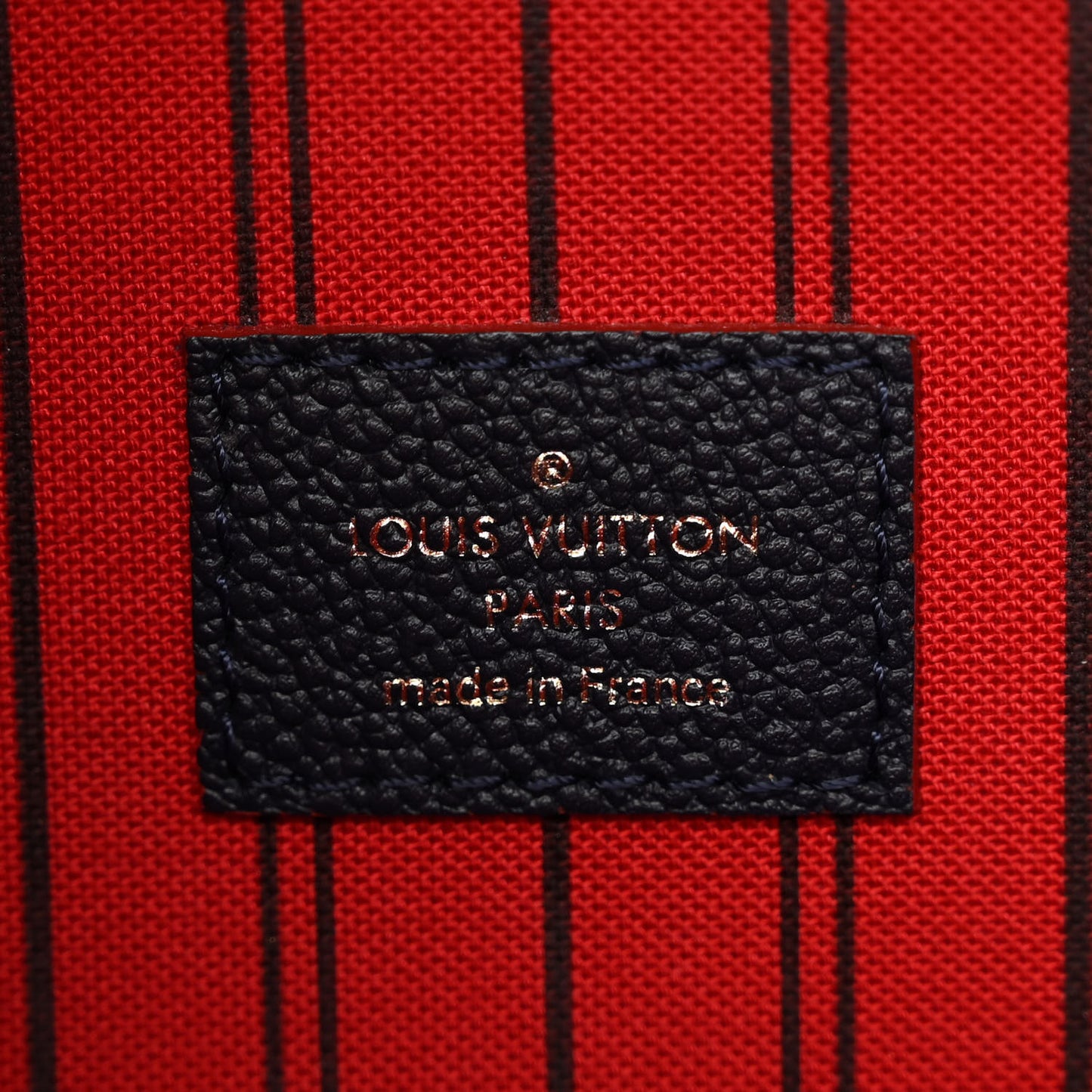 LOUIS VUITTON Empreinte Pochette Metis Marine Rouge