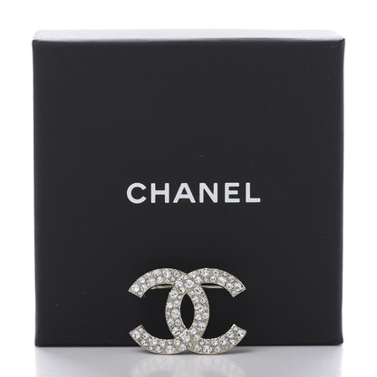 Chanel Crystal Palais Garnier CC Brooch Gold 5 of 5