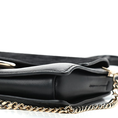 Chloe Suede Calfskin Small Faye Shoulder Bag Black 6 of 9