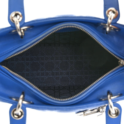 Christian Dior Lambskin Cannage Medium Lady Dior Blue Pastel 4 of 10