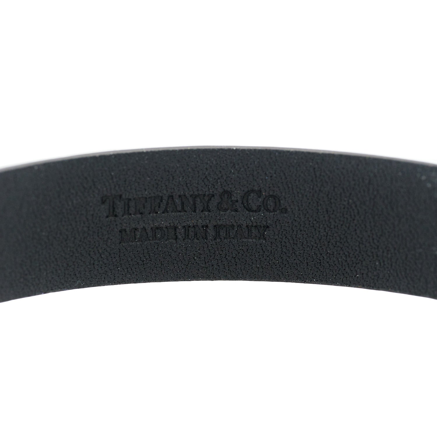 Tiffany Sterling Silver Leather Return to Tiffany Double Wrap Bracelet Blue 4 of 8