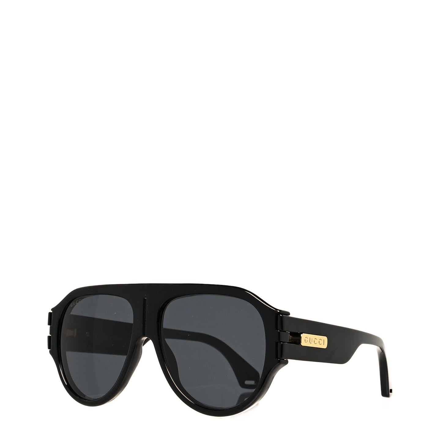 Acetate Aviator Sunglasses GG0665S Black
