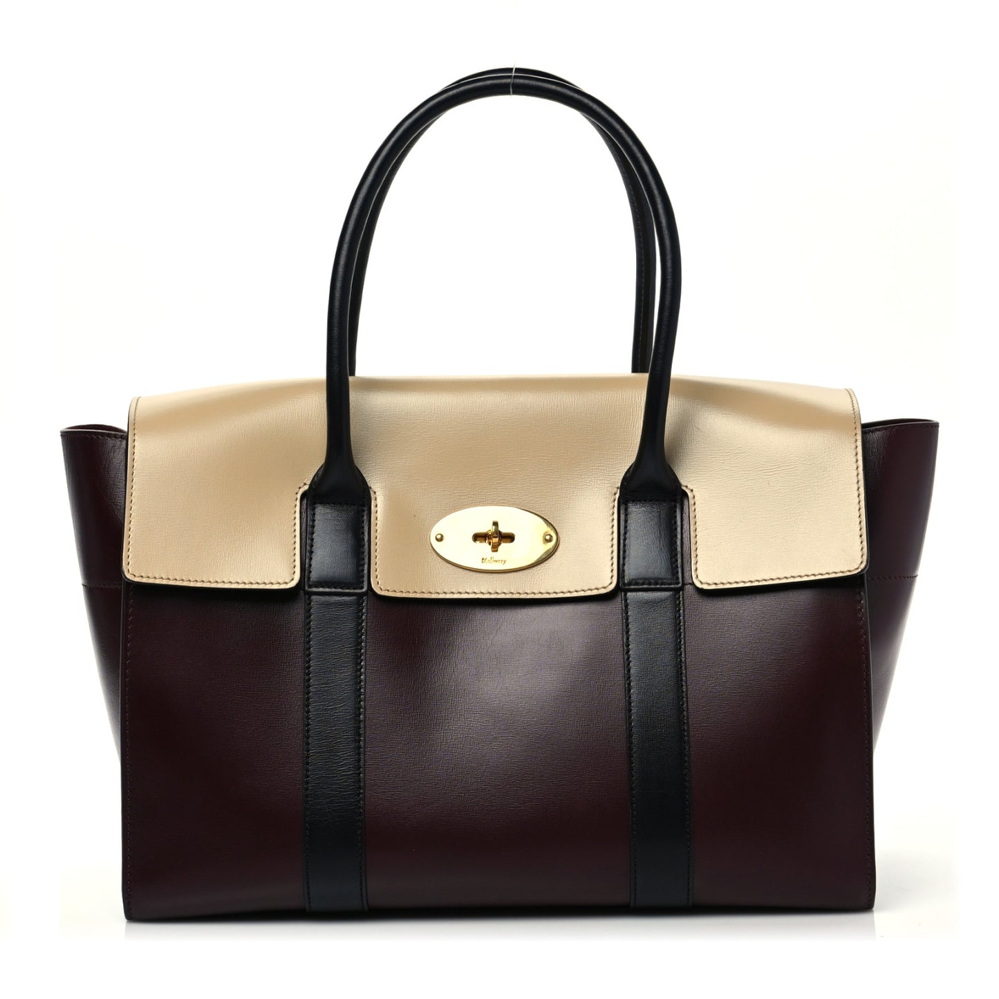 Smooth Calfskin New Bayswater Burgundy