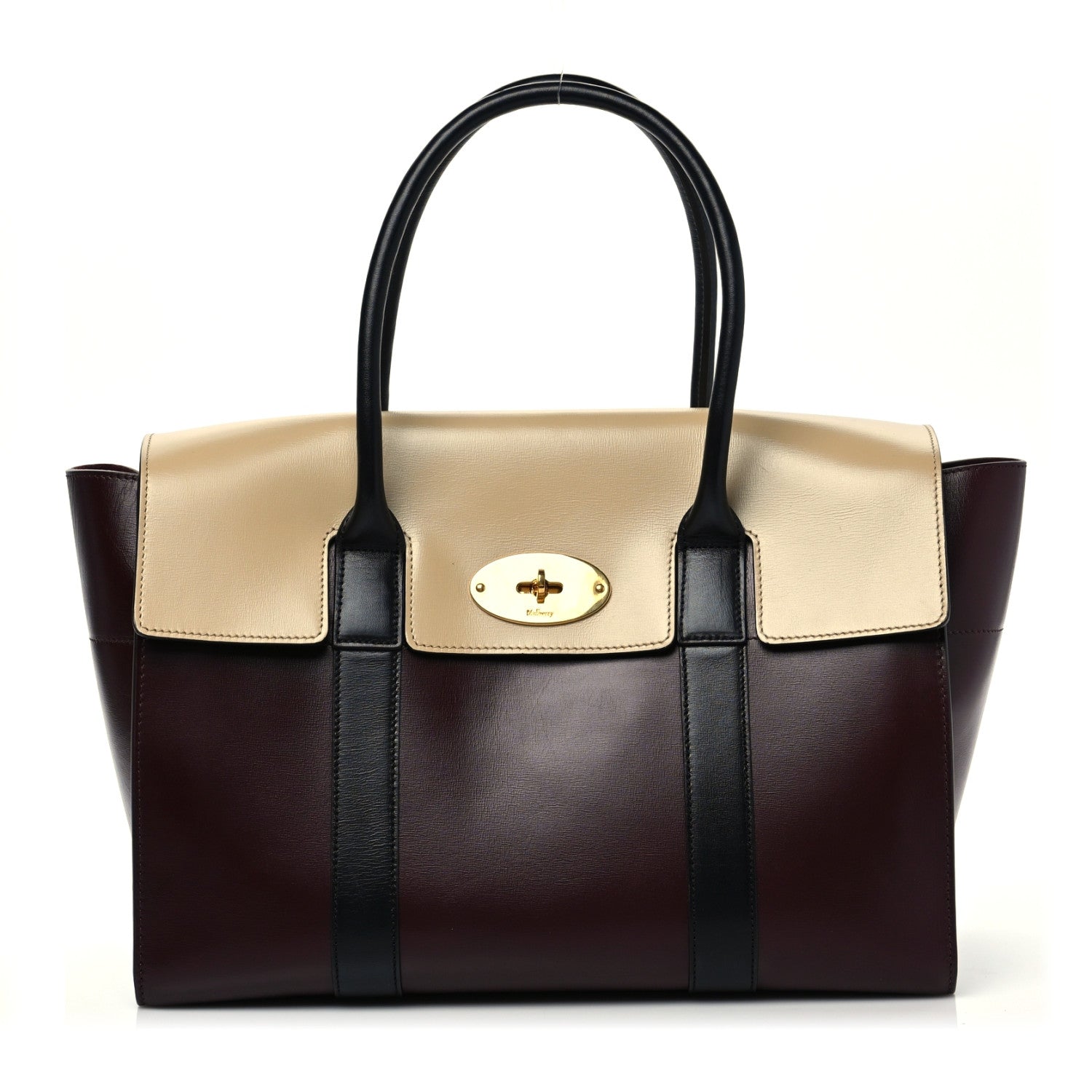 Mulberry Smooth Calfskin New Bayswater Burgundy 1 of 6