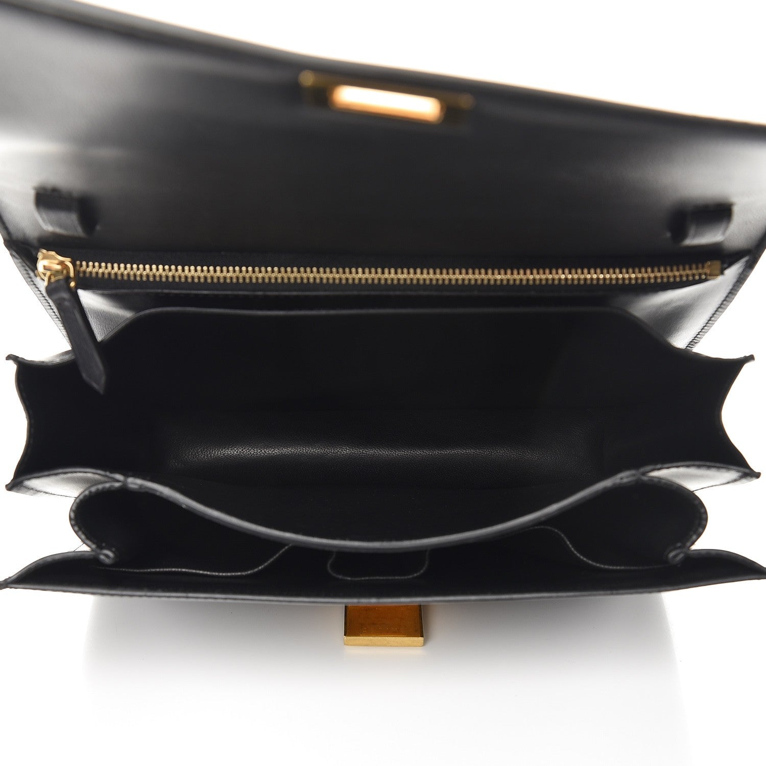 Celine Box Calfskin Medium Classic Box Flap Bag Black 5 of 7