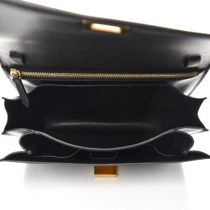 Celine Box Calfskin Medium Classic Box Flap Bag Black 5 of 7