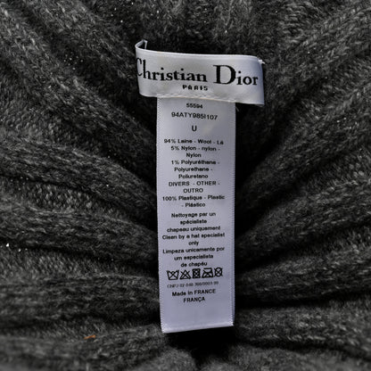 Christian Dior Wool Bucket Hat Grey 8 of 8