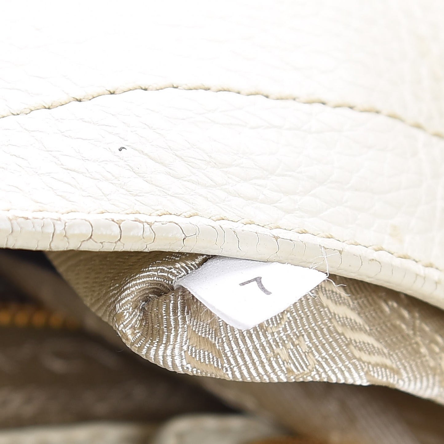 Vitello Daino Side Pocket Hobo Bianco
