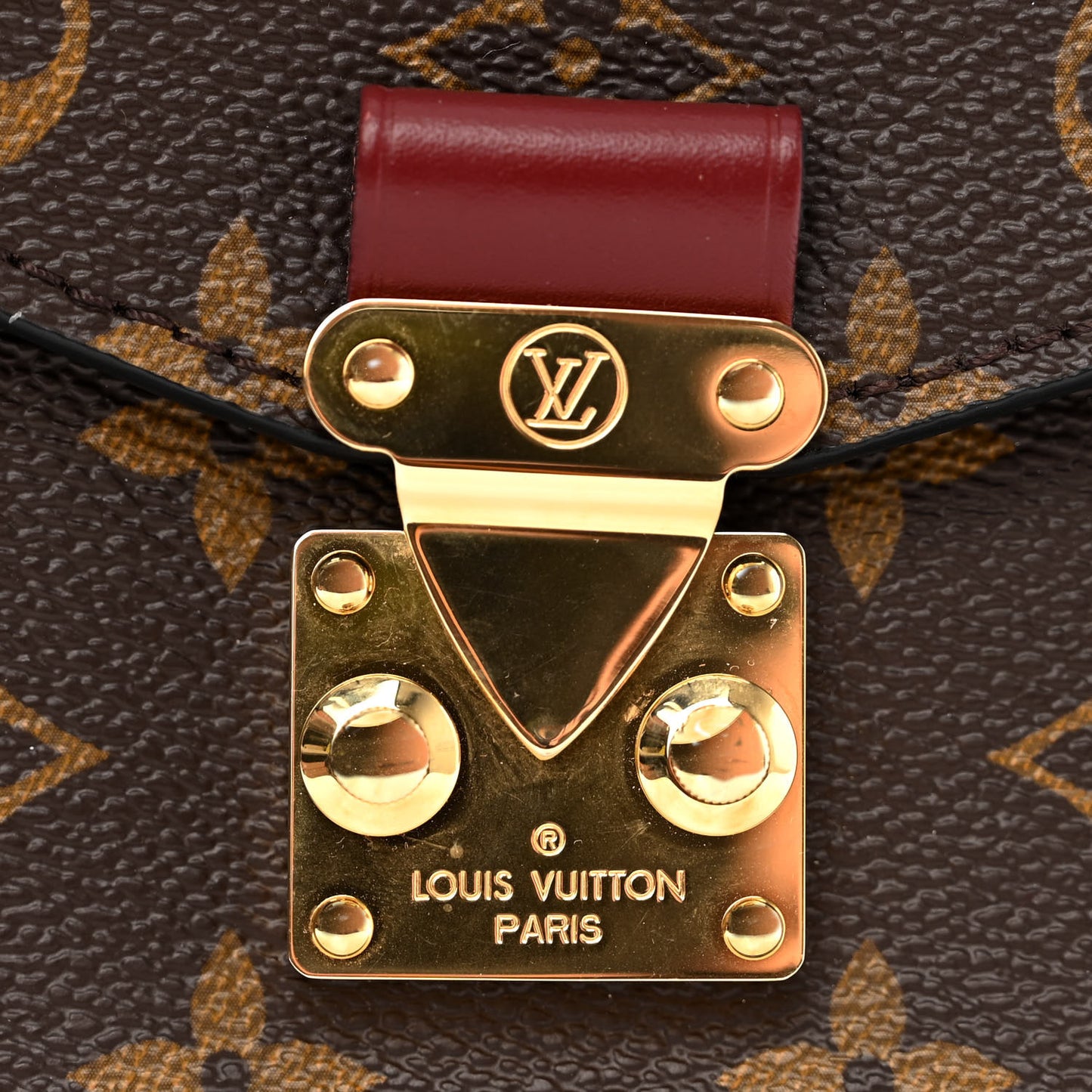 Monogram Braided Pochette Metis Safran