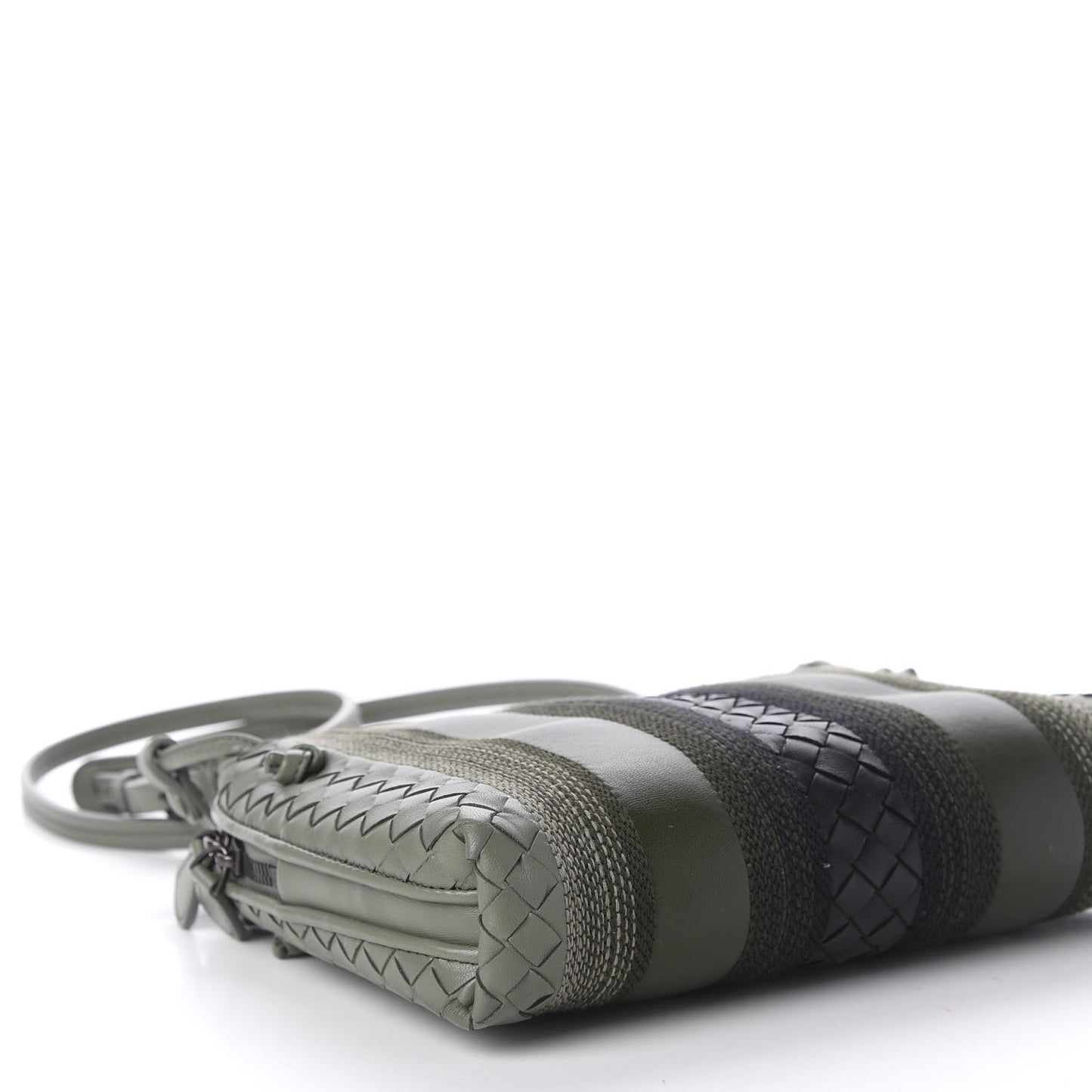 Nappa Intrecciato Embroidered Nodini Crossbody Messenger