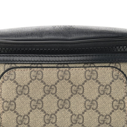 Gucci GG Supreme Monogram Belt Bag Black 7 of 9