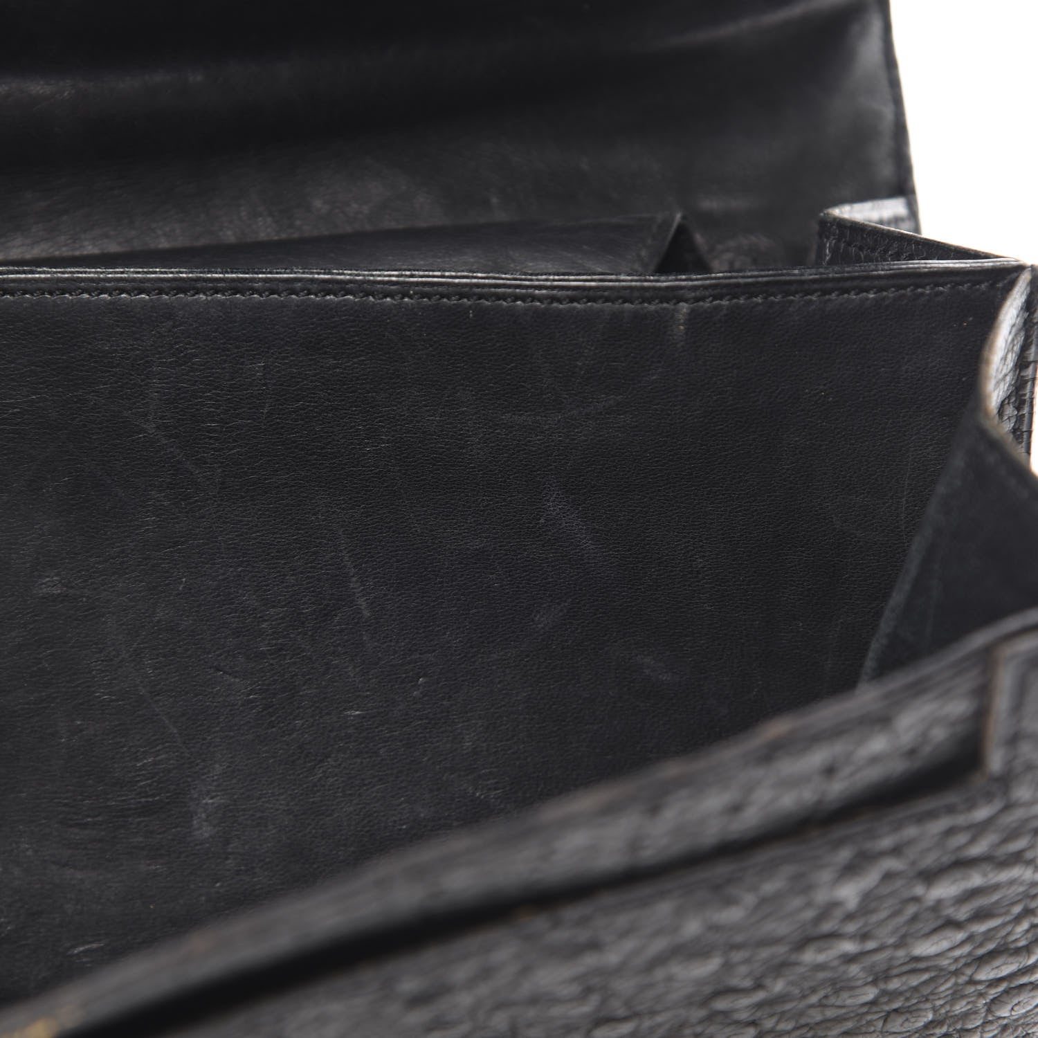 Hermes Ostrich Palonnier Bag Black 14 of 19