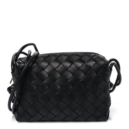 Bottega Veneta Nappa Intrecciato Mini Loop Camera Bag Black 1 of 9