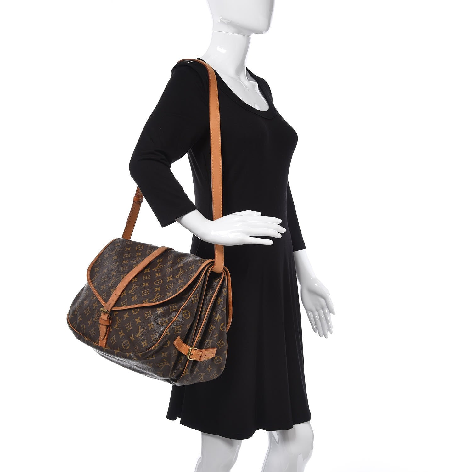 Louis Vuitton Monogram Saumur 35 2 of 9