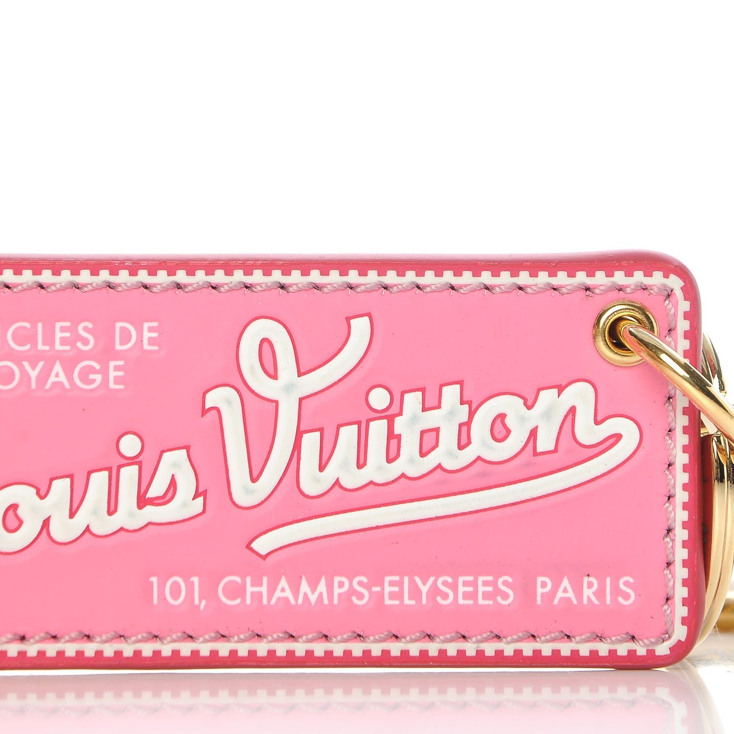Louis Vuitton Calfskin World Tour BB Bag Charm Key Holder 4 of 4