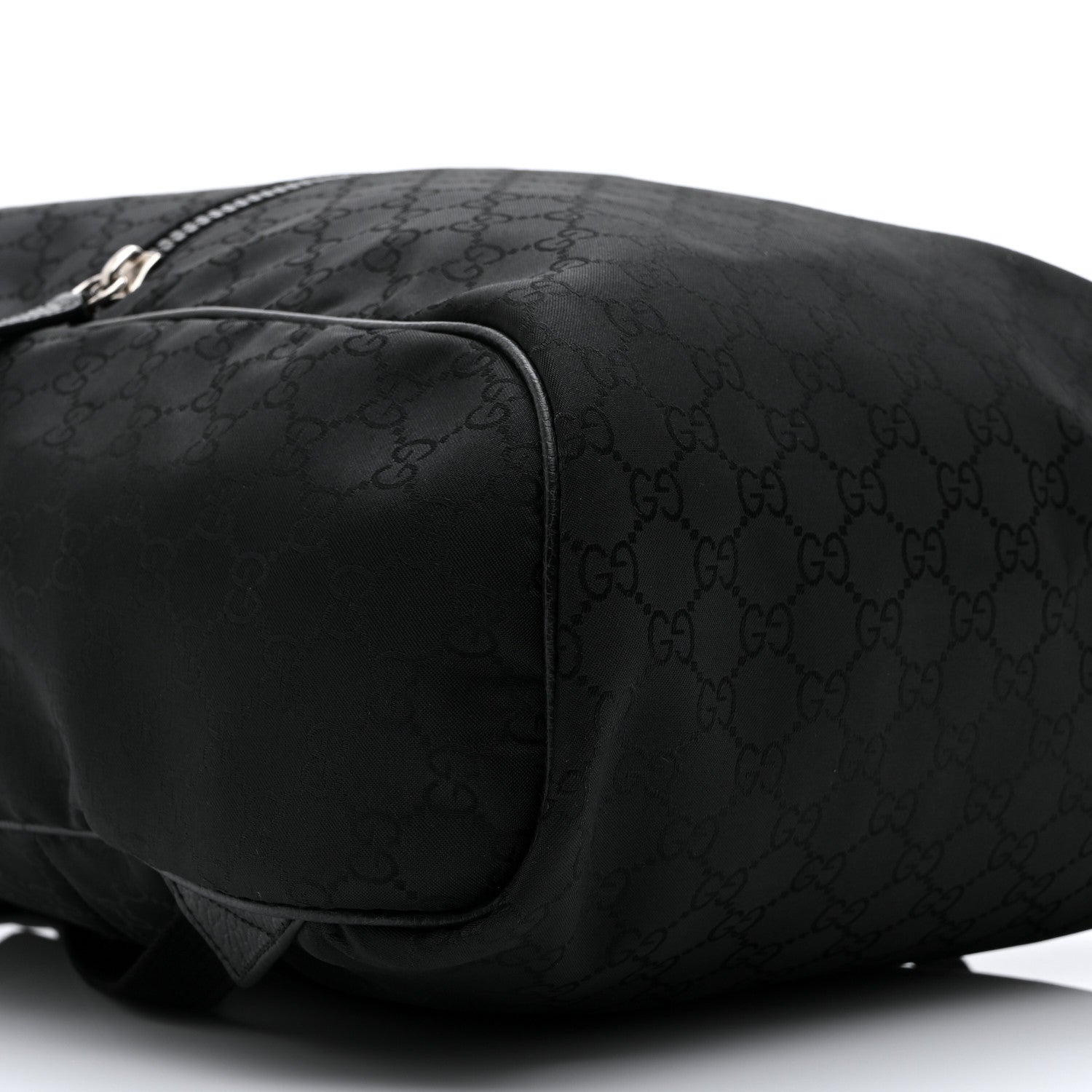Gucci Nylon Monogram Slim Backpack Black 9 of 11