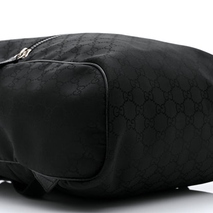 Gucci Nylon Monogram Slim Backpack Black 9 of 11