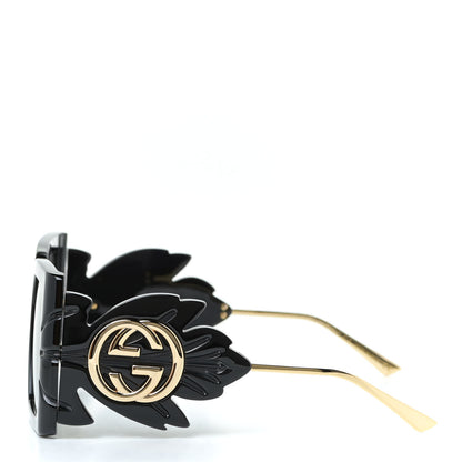 Gucci Acetate Square Frame Wing Sunglasses GG0535S Black 3 of 7