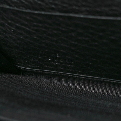 Gucci Pebbled Calfskin Studded Soho Zip Around Wallet Black 5 of 8