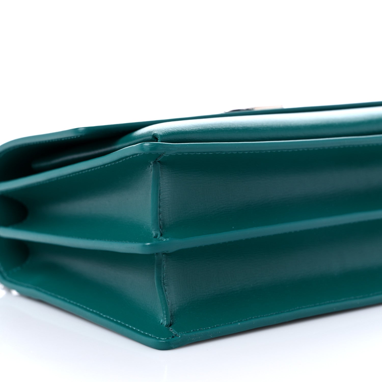 Saint Laurent Calfskin Medium Monogram Sunset Malachite 7 of 8