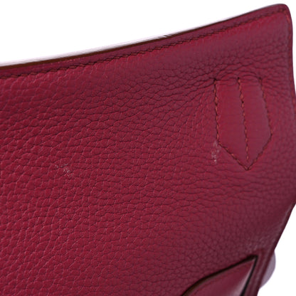 Hermes Taurillon Clemence Jypsiere 34 Rubis 12 of 12