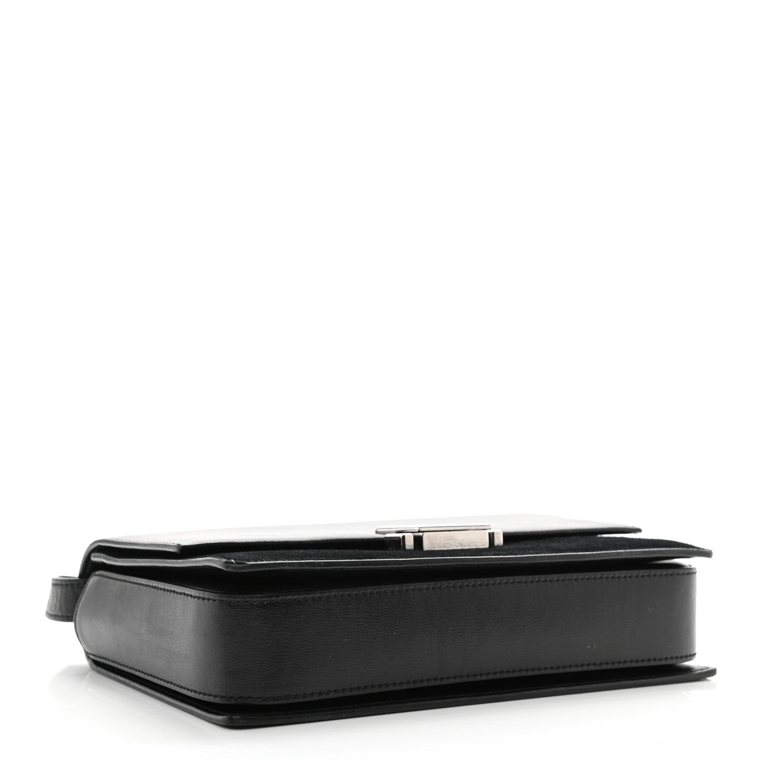 Saint Laurent Smooth Calfskin Suede Medium Bellechasse Black 4 of 11