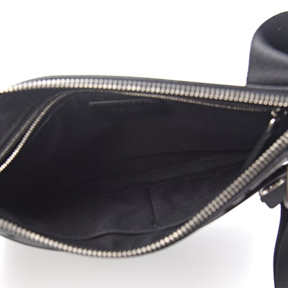 Fendi Vitello Century Bi-Color FF 1974 Embossed Messenger Maya Black 4 of 9