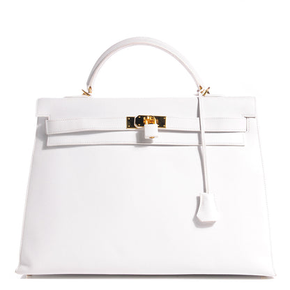 Hermes Epsom Kelly Sellier 40 White 1 of 25