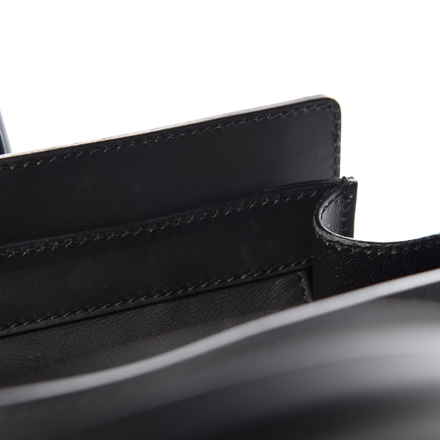 Canvas Smooth Calfskin Leopard Print Mini Luggage Black