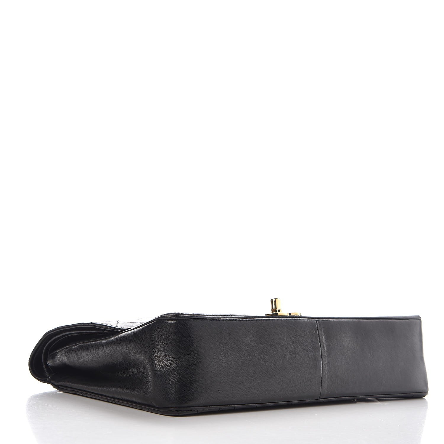 Chanel Lambskin Quilted Medium Double Flap Black 4 of 11
