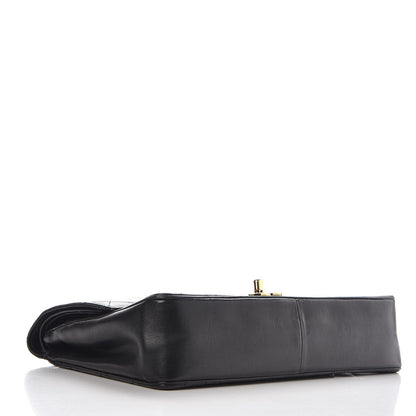 Chanel Lambskin Quilted Medium Double Flap Black 4 of 11