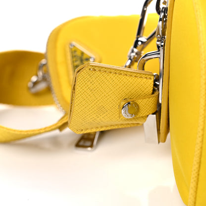 Prada Nylon Re-Edition Shoulder Bag Giallo 17 of 18