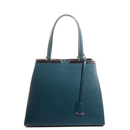 Fendi VItello Elite Flamingo Large 3Jours Tote Oceano 1 of 14