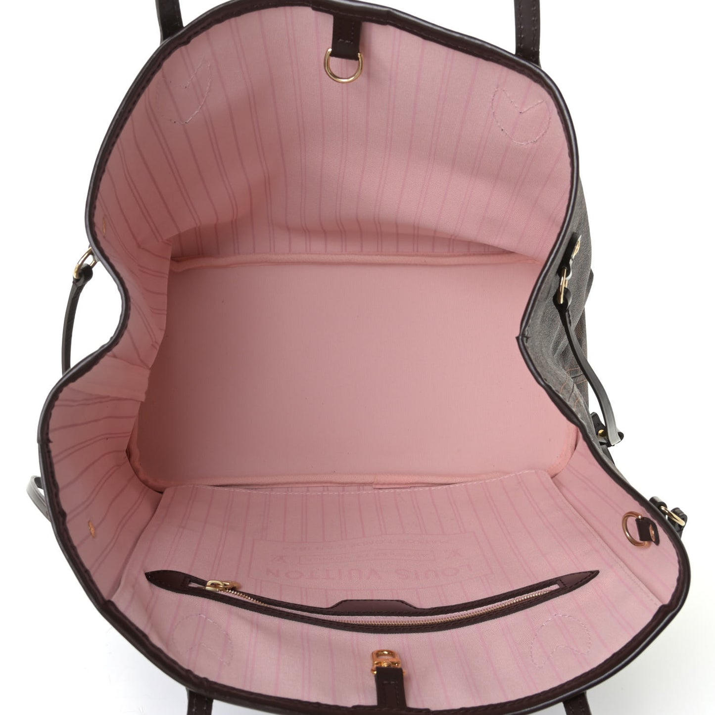 Damier Ebene Neo Neverfull MM Rose Ballerine