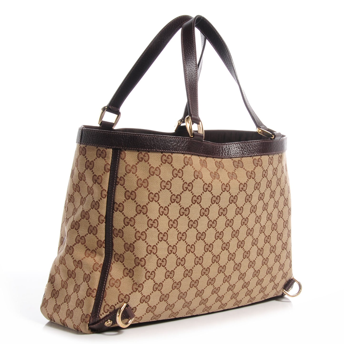 Monogram Large Abbey Tote Brown