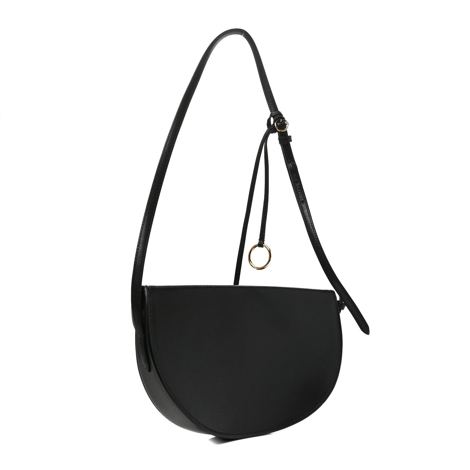 Alaia Goatskin Hip East West Shoulder Bag Black 5 of 19