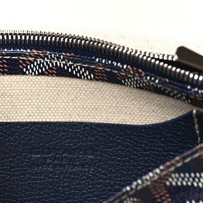 Goyard Goyardine Plumet Wallet Clutch Navy 6 of 9