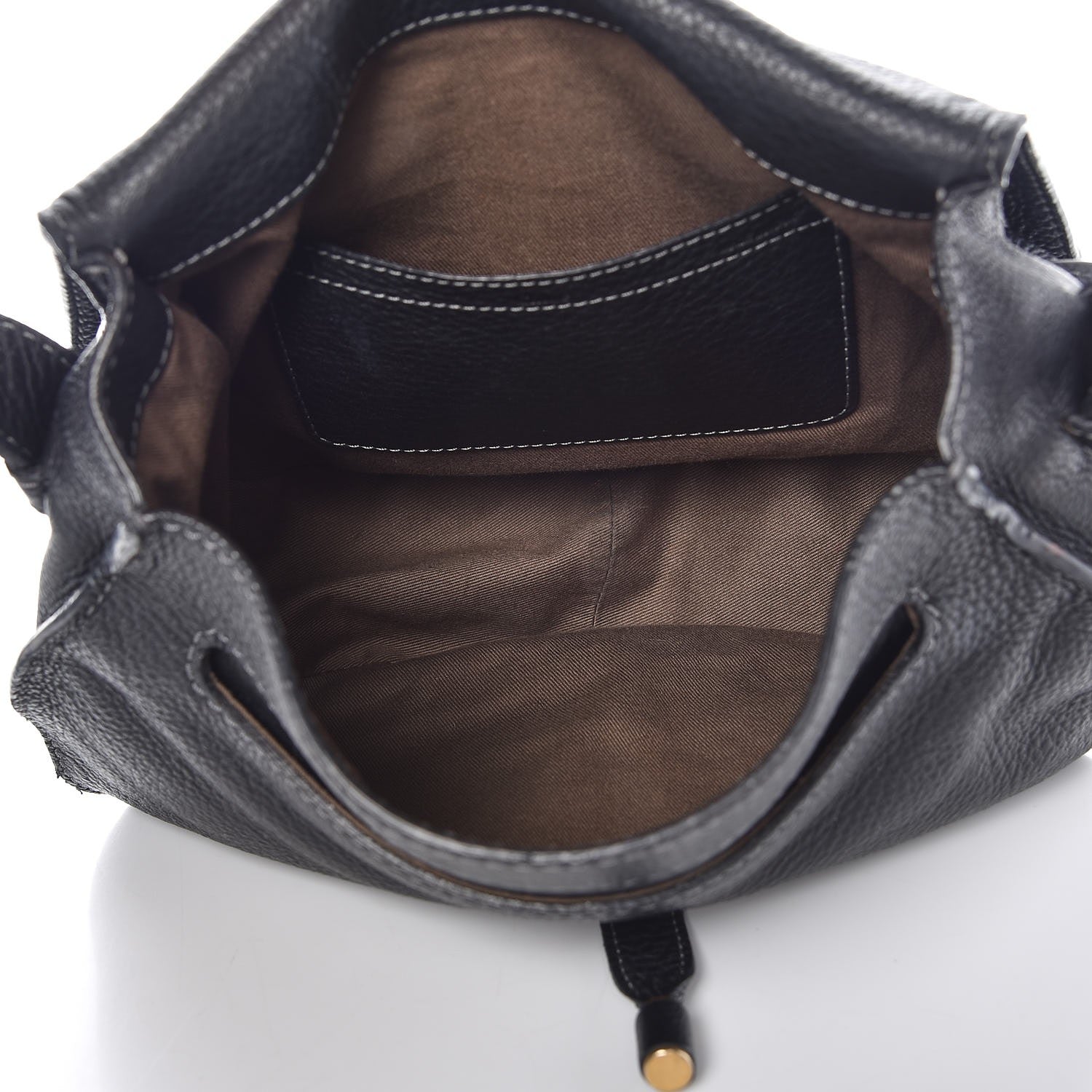 Chloe Calfskin Medium Marcie Round Crossbody Bag Black 5 of 11