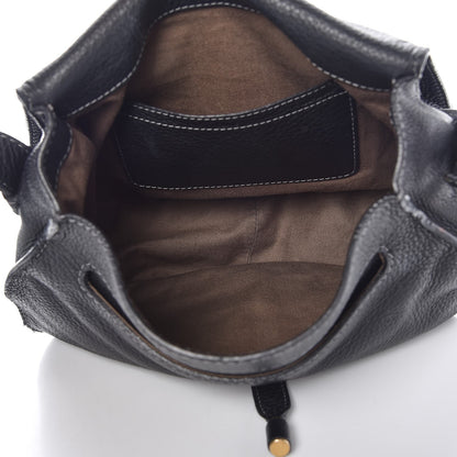 Chloe Calfskin Medium Marcie Round Crossbody Bag Black 5 of 11