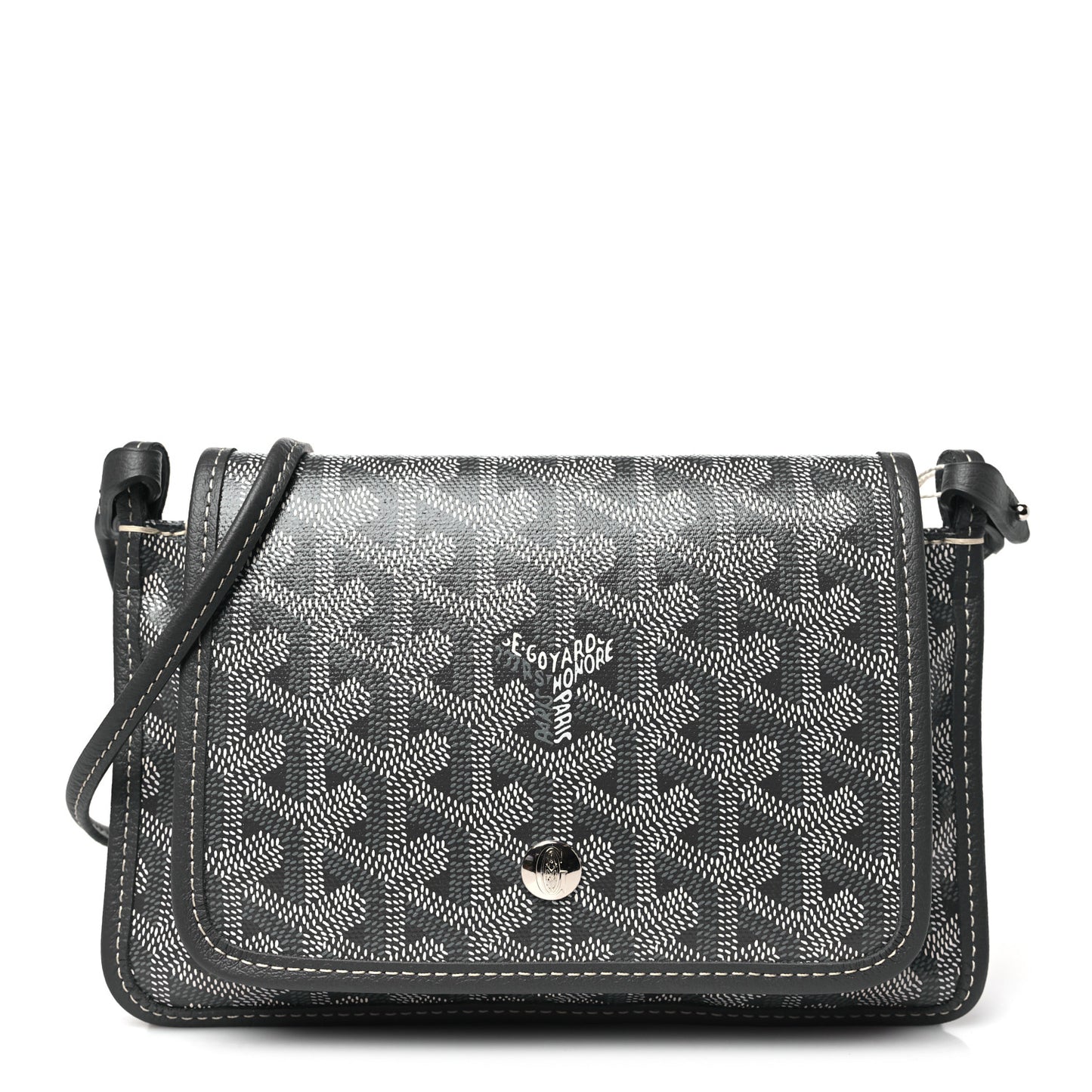 Goyardine Plumet Wallet Clutch Grey