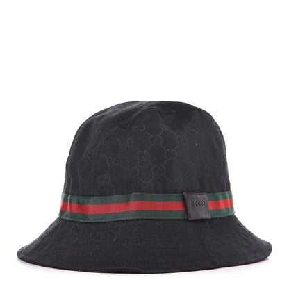 Gucci Monogram Web Bucket Hat Black L 1 of 5