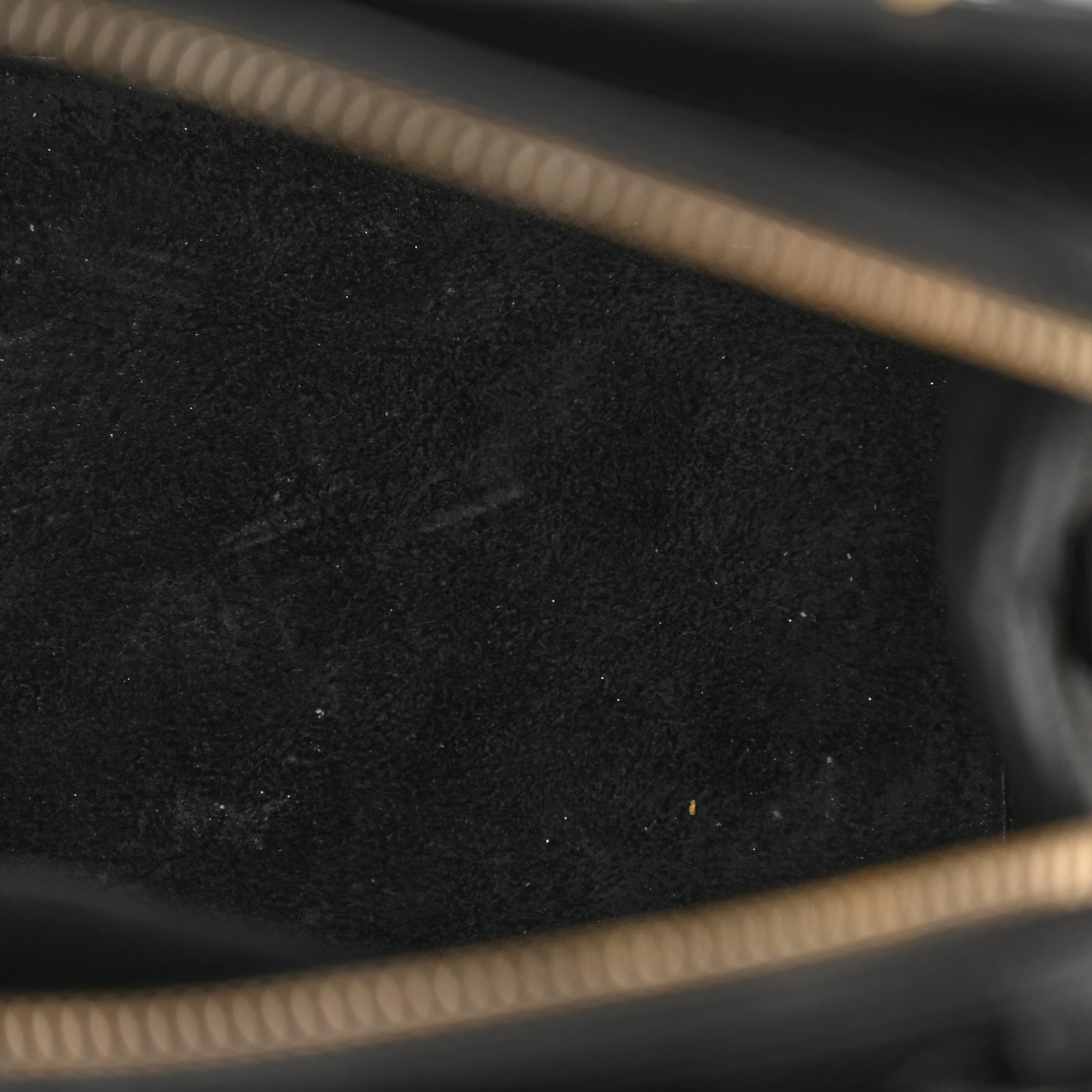 Grained Calfskin Small Cabas De France Black