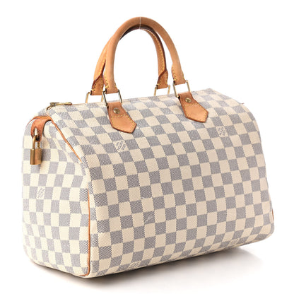 Louis Vuitton Damier Azur Speedy 30 3 of 12