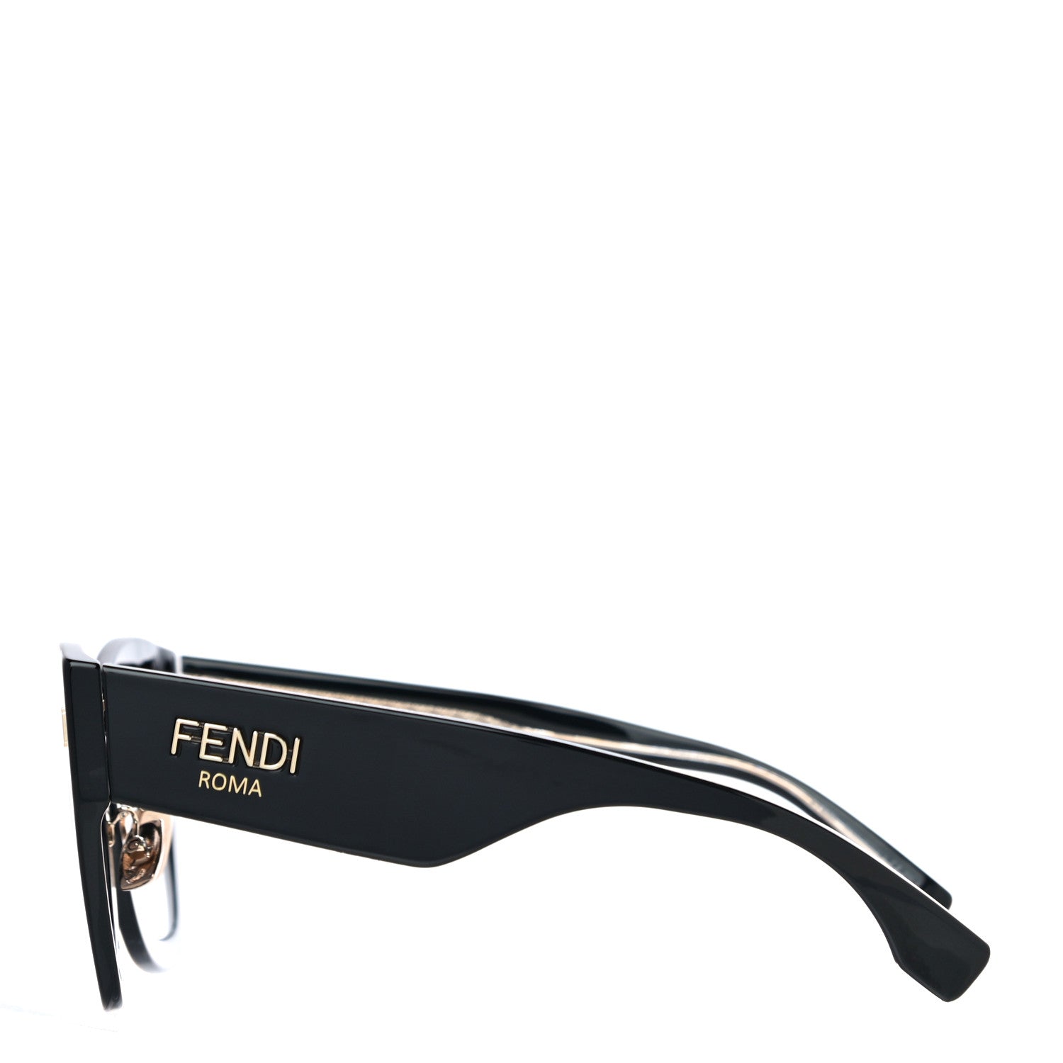 Fendi Acetate Cat Eye Sunglasses FF0452 Black 2 of 7